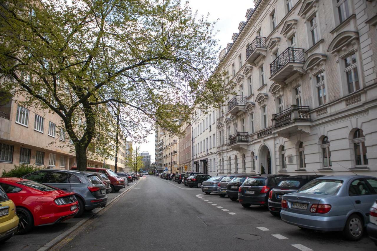 Warszawa, Centrum, Wiejska 15, Kamienica Lejlighed Eksteriør billede