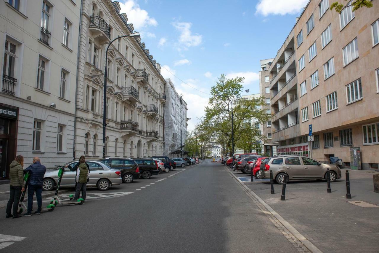 Warszawa, Centrum, Wiejska 15, Kamienica Lejlighed Eksteriør billede